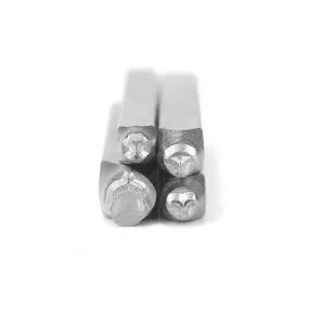DESIGN STEMPELSET (4 STUKS)- MANDALA VERSIE 3, 3-4-6 MM- IMPRESS ART