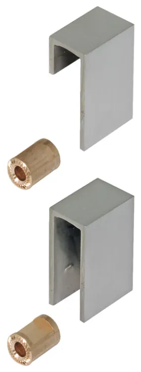 Radiatorklepbeslag, messing, voor radiatorbekleding